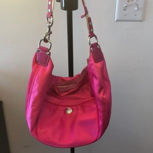 Pink coach bag